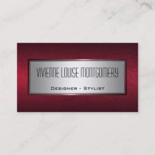 Berufliche Designerkarte für moderne Leder Visitenkarte