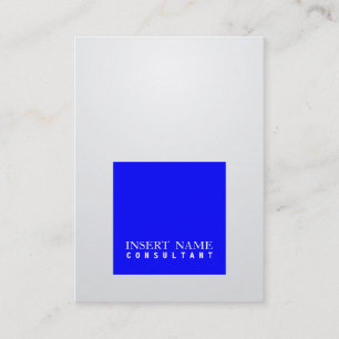 Berufliche elegante blaue quadratische moderne visitenkarte