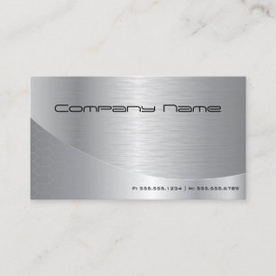 Berufliche Elegante moderne, gebürstete Silber-Ges Visitenkarte
