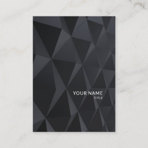 Berufliche Elegante Schwarze Moderne Technologie Visitenkarte