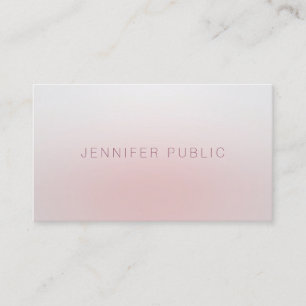 Berufliche Elegante Simple Template Moderner Luxus Visitenkarte