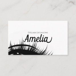Berufliche Eyelash-Extensions & Mikroblading Visitenkarte