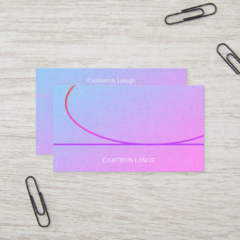 Berufliche, farbenfrohe Kunst, Ombre Modern Visitenkarte