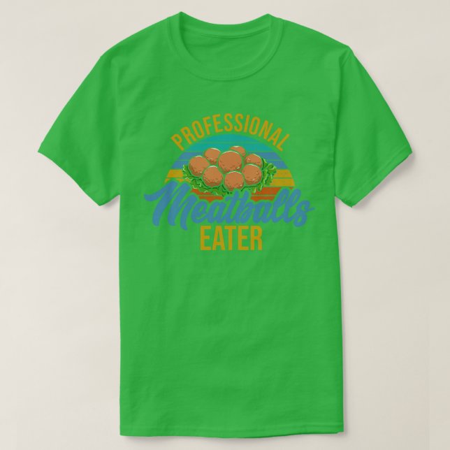 Berufliche Fleischbällchen T-Shirt (Design vorne)