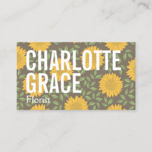 Berufliche Floristische Blume Personalisiert Visitenkarte