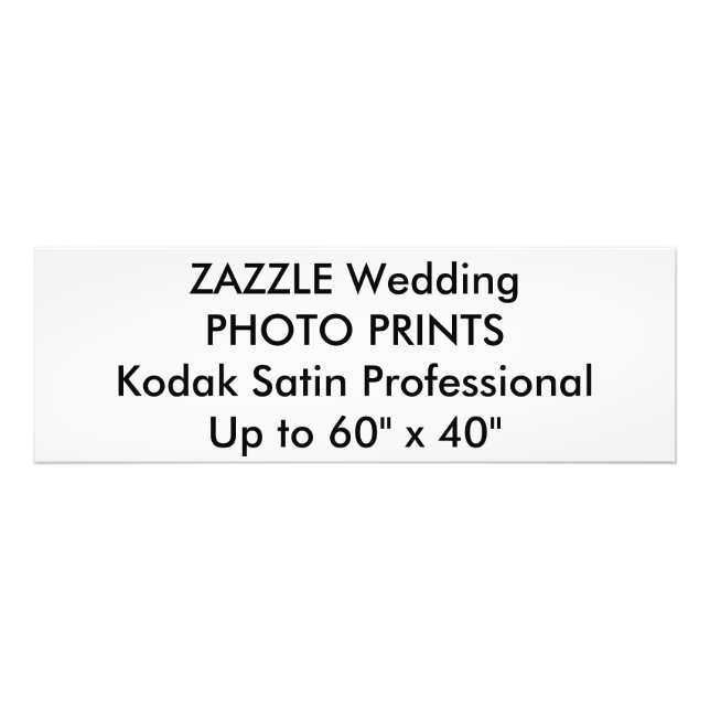 Berufliche Foto-Drucke für Hochzeiten 36 Zoll x 12 Fotodruck (Vorne)
