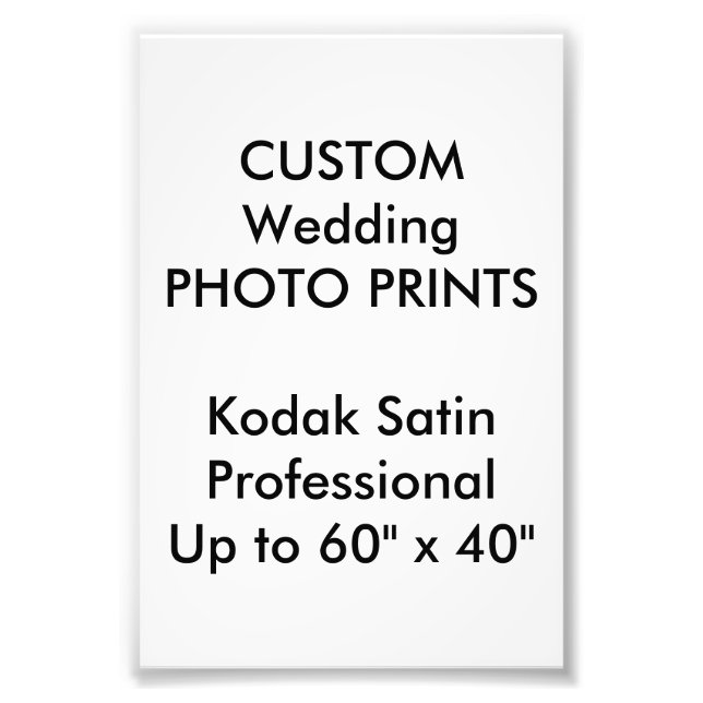 Berufliche Foto-Drucke für Hochzeiten von 4 Zoll x Fotodruck (Vorne)