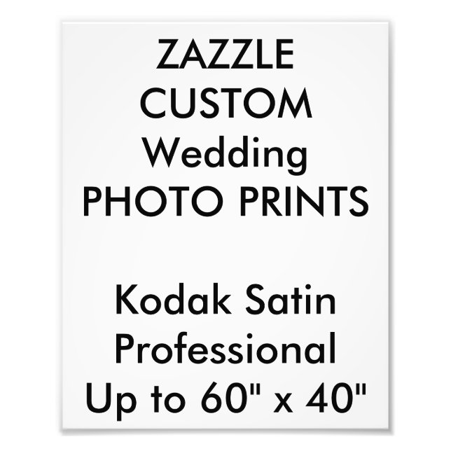 Berufliche Foto-Drucke für Hochzeiten von ca. 8 Zo Fotodruck (Vorne)