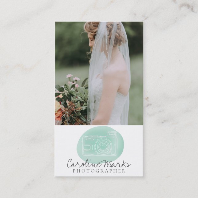 Berufliche Fotografie Visitenkarte (Vorderseite)