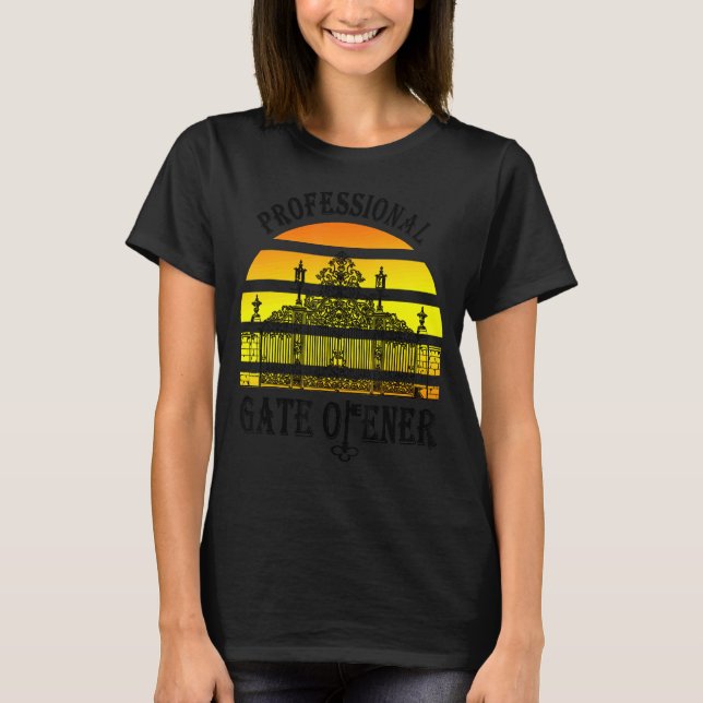 Berufliche Gate Opener Keys T-Shirt (Vorderseite)