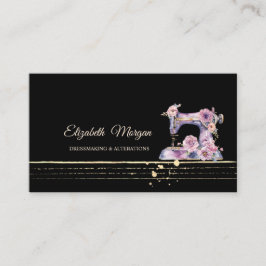 Berufliche Goldstreifen-Nähmaschine Visitenkarte