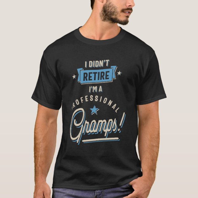Berufliche Gramps T-Shirt (Vorderseite)
