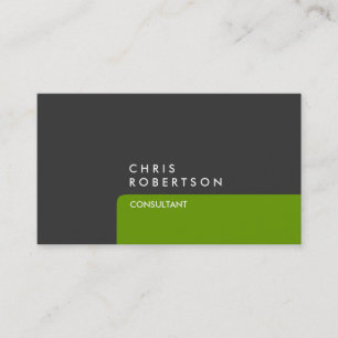 Berufliche Green Strip Business Card Visitenkarte
