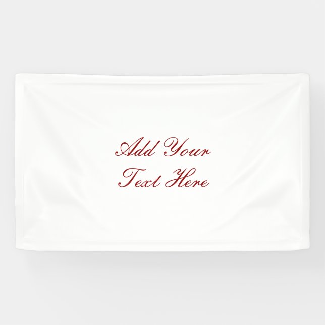Berufliche Handschrift, Text modern Banner (Horizontal)