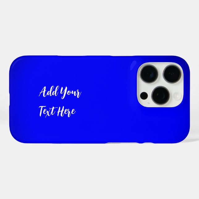 Berufliche Handschrift und modernes Blau iPhone 16 Pro Hülle (Rückseite (Horizontal))