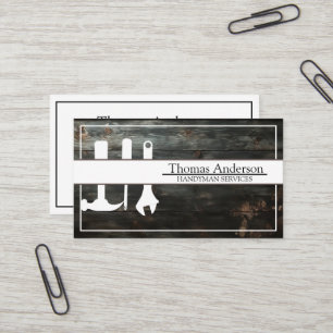 Berufliche Handyman Zuhause Reparatur Business Cus Visitenkarte