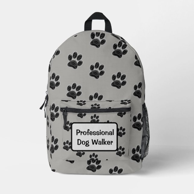 Berufliche Hundeschlittenpflege Kinderpfeife Bedruckter Rucksack (Vorderseite)