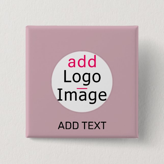 Berufliche, individuell anpassbare Rose Button (Vorderseite)