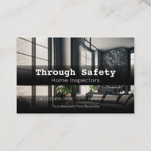 Berufliche Inspektoren der Zuhause Visitenkarte
