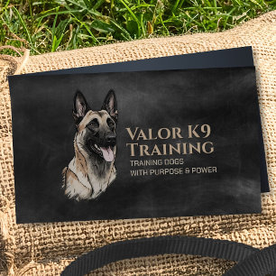 Berufliche K9-Schulung - Belgisches Malinois Visitenkarte