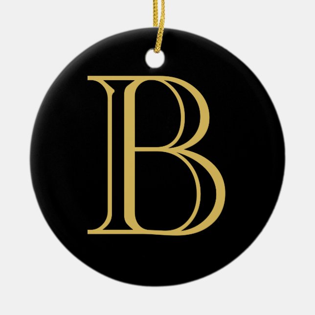Berufliche Kalligrafie Keramik Ornament (Vorne)