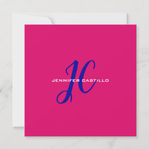 Berufliche Kalligraphie-Script-Monogram-Girly