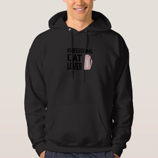 Berufliche Katze Katze Eigentümer Katzen Ausbilder Hoodie (Vorderseite)