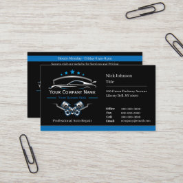 Berufliche Kfz-Reparatur, Auto Mechanik Busi Visitenkarte