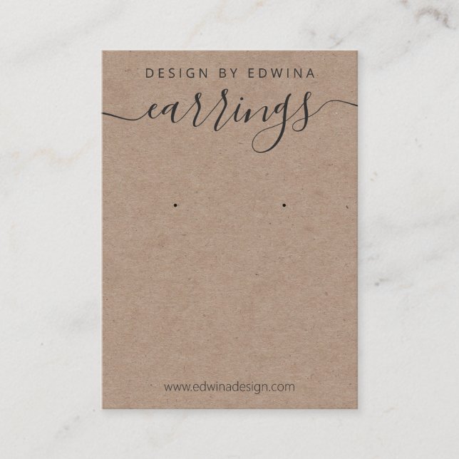 Berufliche Kraft-Ohranzeige Visitenkarte (Vorderseite)