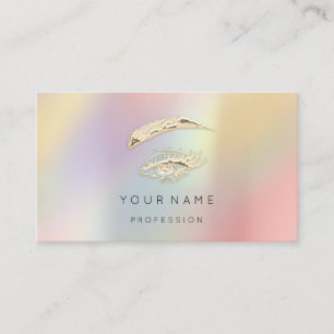 Berufliche Lashes Brows Makeup QR LOGO Visitenkarte