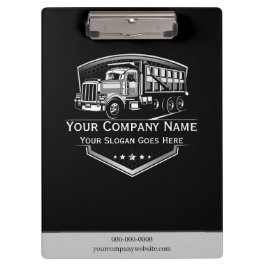 Berufliche LKW-Abschleppfirma Klemmbrett