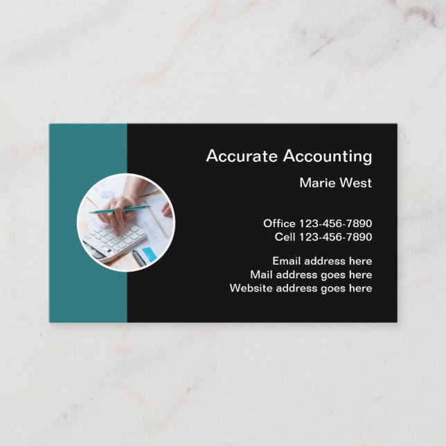  Berufliche Logo-Design-Visitenkarte Visitenkarte (Vorderseite)