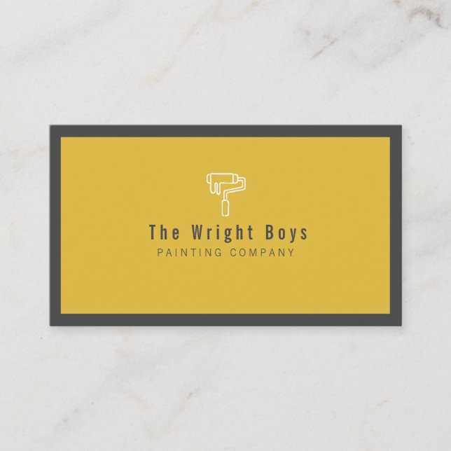 Berufliche Malerei Visitenkarte (Vorderseite)