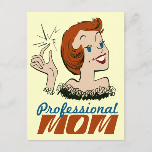 Berufliche Mama Postkarte