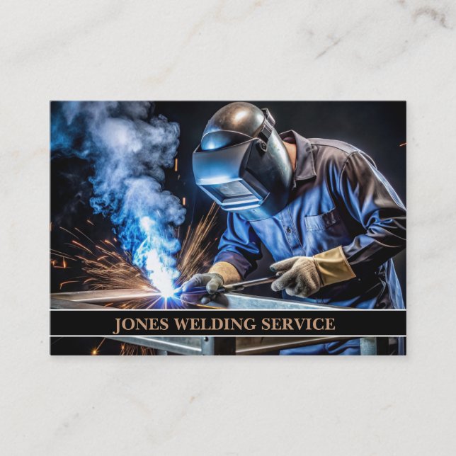 Berufliche Metallschweißfabrikationsfirma Visitenkarte (Vorderseite)