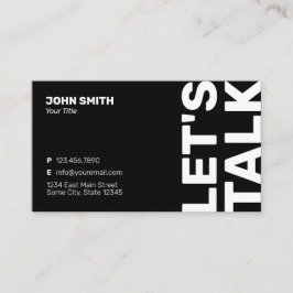 Berufliche Minimalistische Moderne Visitenkarte