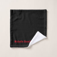 Berufliche Minimalistische Schwarze Rot Moderne Sc