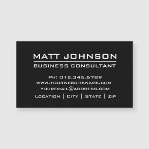 Berufliche, moderne Black Magnetic Business Card Magnetkarte
