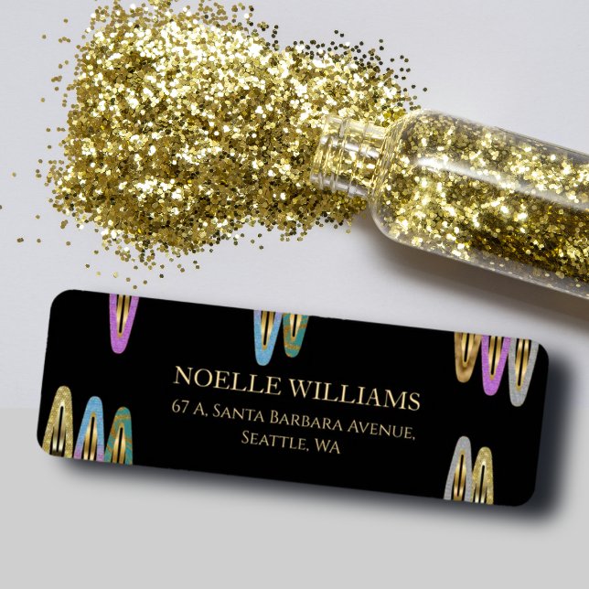 Berufliche moderne Glitzer-Haarfahnen kehren zurüc (Von Creator hochgeladen)