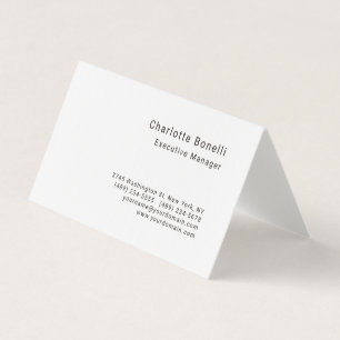 Berufliche, moderne Minimalistische Premium-Wäsche Visitenkarten