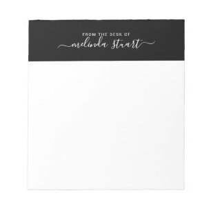 Berufliche moderne Schrift Notizblock