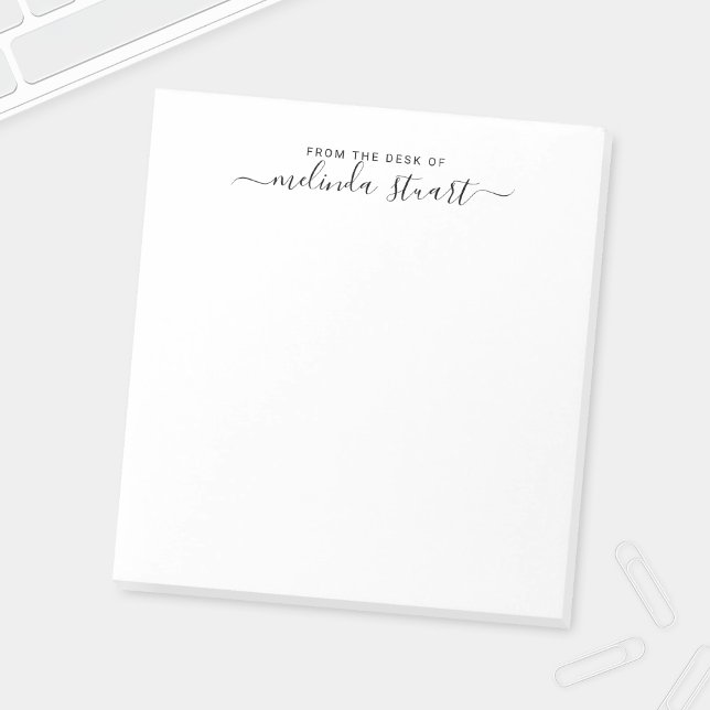 Berufliche moderne Schrift Notizblock (Von Creator hochgeladen)