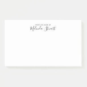 Berufliche moderne Schrift Post-it Klebezettel