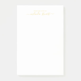 Berufliche moderne Schrift Post-it Klebezettel