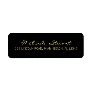 Berufliche, moderne Schwarz und Gold