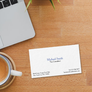 Berufliche, moderne und hochwertige Business Card Visitenkarte