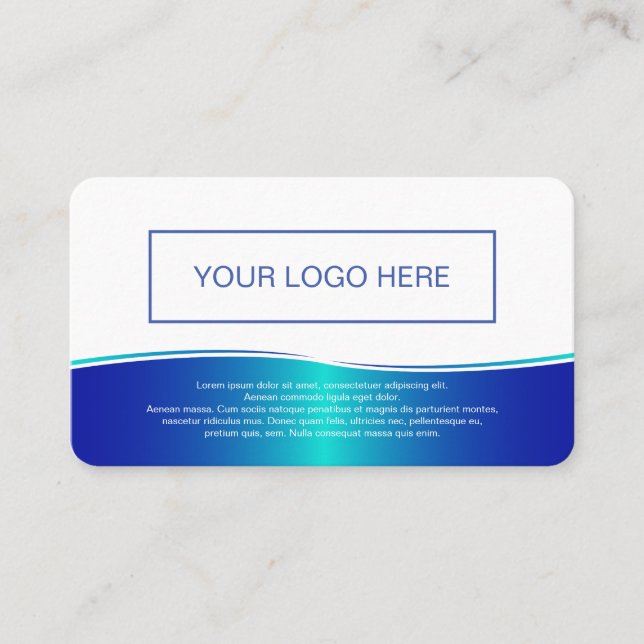 Berufliche moderne Visitenkarte (Vorderseite)