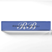 Berufliche Monogram Name Initials Schlicht Stilvol