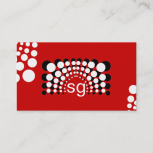 Berufliche Monogramm-Geschäfts-Karten Visitenkarte