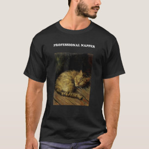 Berufliche Napper Cat Ca für Katzen DadMom T-Shirt